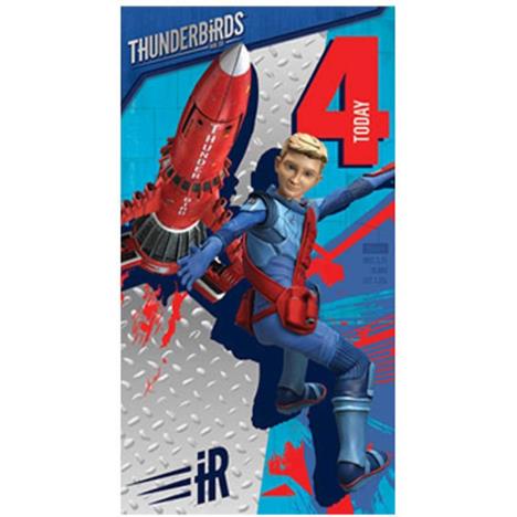 4th Birthday Thunderbirds Birthday Card £2.10
